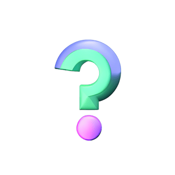 3d question mark icon sign png
