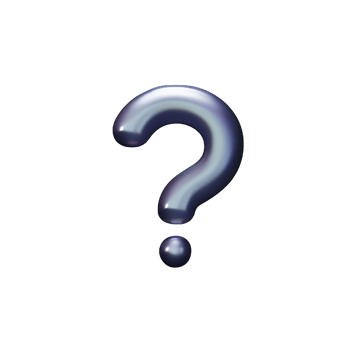 3d question mark icon sign png