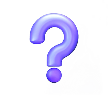 3d question mark icon sign png