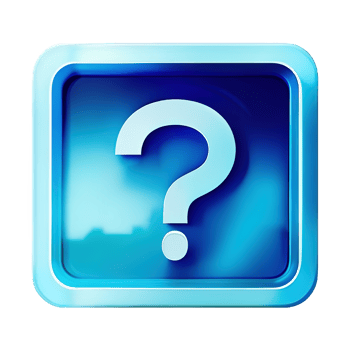 3d question mark icon sign png
