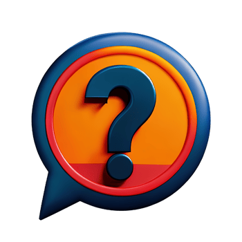 3d question mark icon sign png