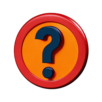 3d question mark icon sign png