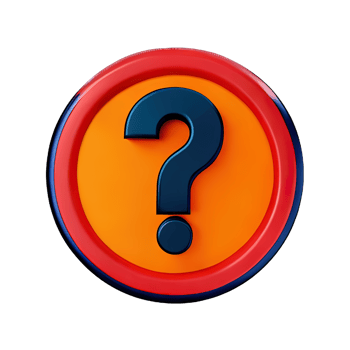 3d question mark icon sign png