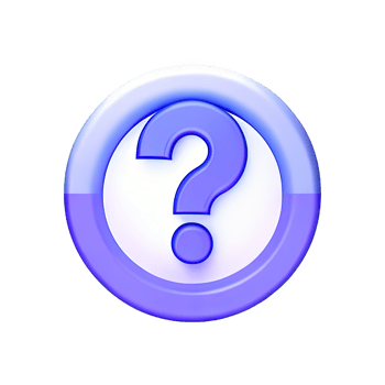 3d question mark icon sign png