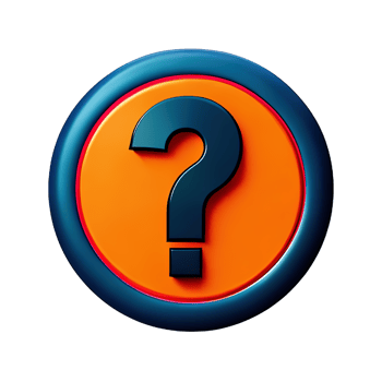 3d question mark icon sign png