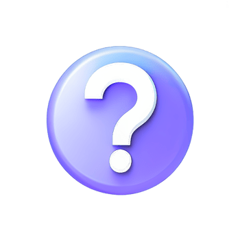 3d question mark icon sign png