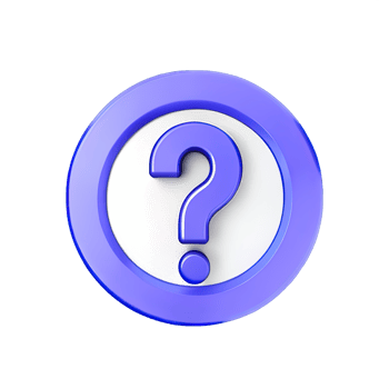 3d question mark icon sign png