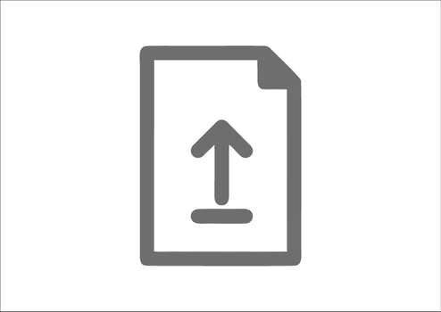 vector illustration of internet themed element, named upload icon