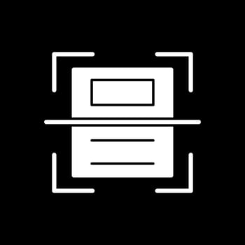 Scanner Vector Icon Design