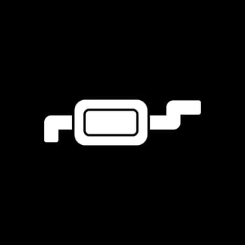 Muffler Vector Icon Design