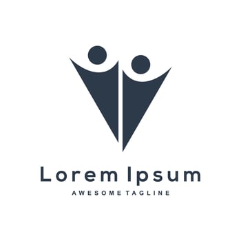 People Silhouette logo vector