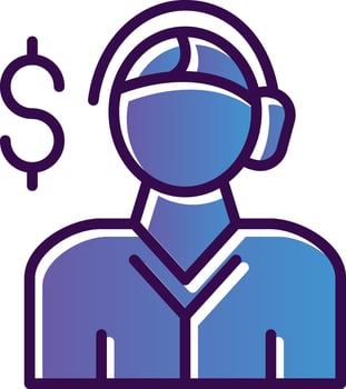 Salesman Vector Icon Design