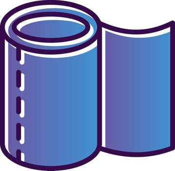 Paper roll Vector Icon Design