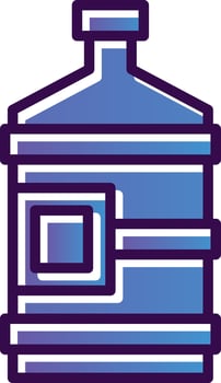 Water bottle Vector Icon Design