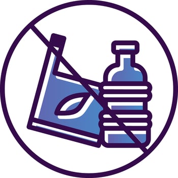 No plastic Vector Icon Design