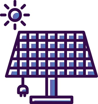 Solar energy Vector Icon Design