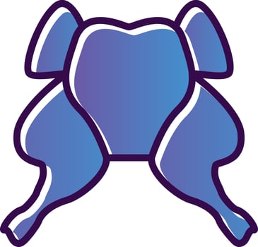 Chicken Vector Icon Design