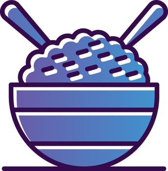 Aromatic rice Vector Icon Design