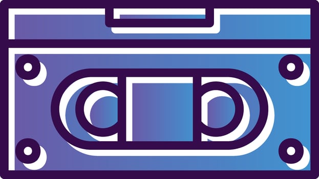 VHS Vector Icon Design