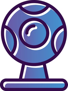 Webcam Vector Icon Design