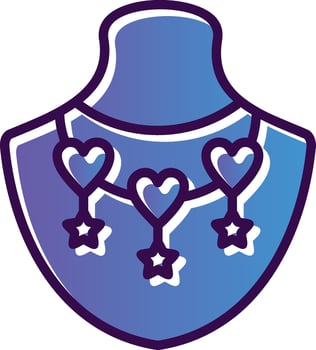 Necklace Vector Icon Design