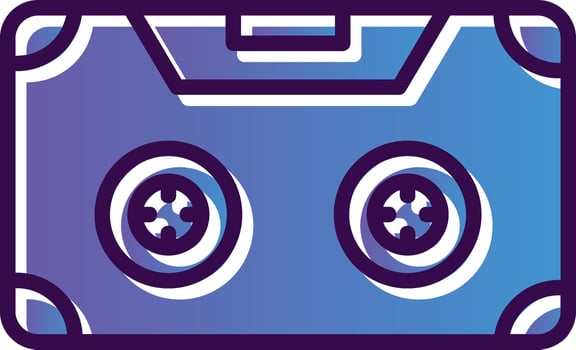 Cassette Vector Icon Design