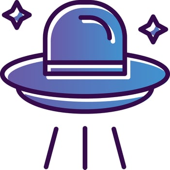 Ufo Vector Icon Design