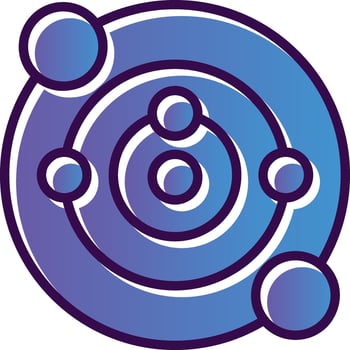 Solar system Vector Icon Design