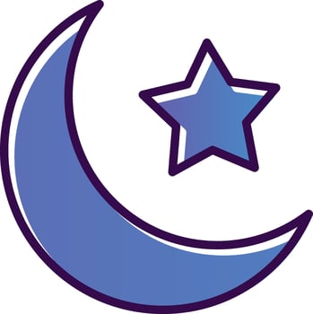 Moon Vector Icon Design