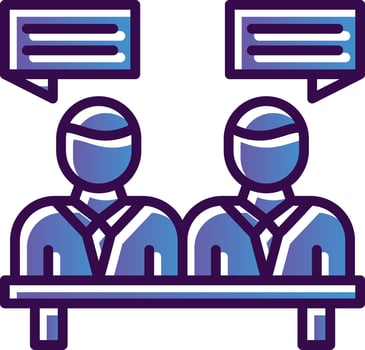 Meeting Vector Icon Design