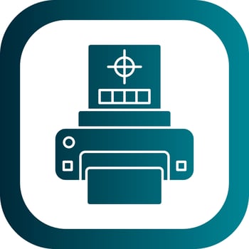 Print test Vector Icon Design