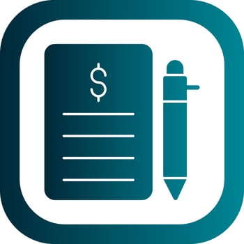 Bill Vector Icon Design