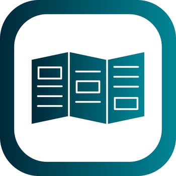 Brochure Vector Icon Design