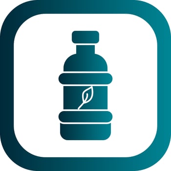 Bio plastic Vector Icon Design