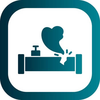 Gas leak Vector Icon Design