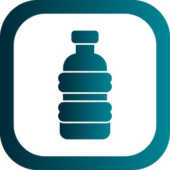 Plastic bottle Vector Icon Design