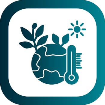 Climate change Vector Icon Design