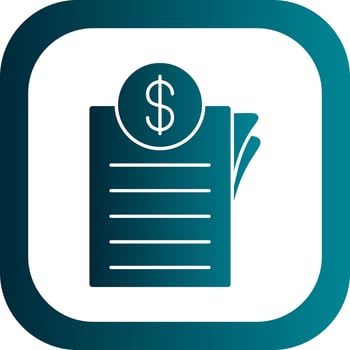 Invoice Vector Icon Design