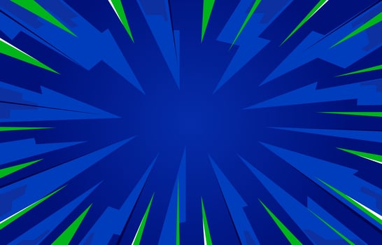Blue Green Comic Style Background vector