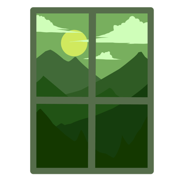 view from inside the window png