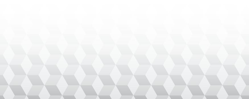 White and grey abstract background with hexagons. Vector Illustration.