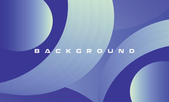 Abstract Blue background vector with circles