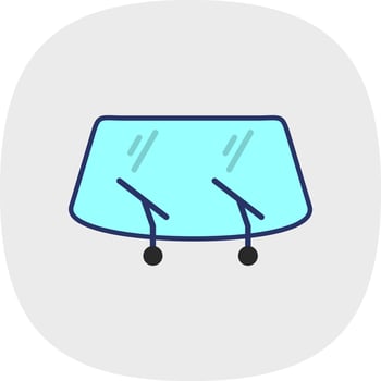 Windshield Vector Icon Design