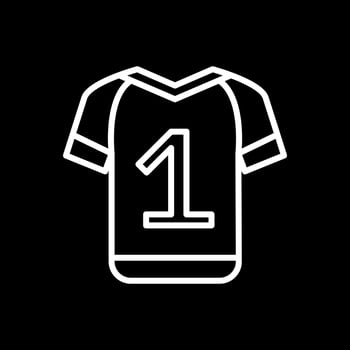 Soccer jersey Vector Icon Design