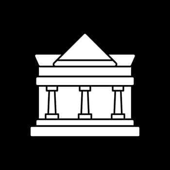 City hall Vector Icon Design