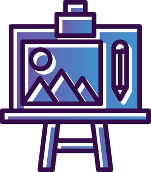 Canvas Vector Icon Design
