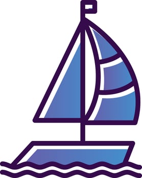 Boat Vector Icon Design
