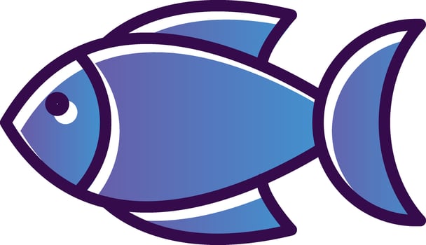 Fish Vector Icon Design