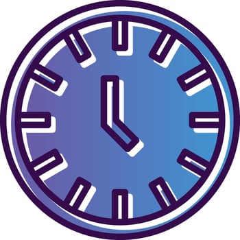 Clock Vector Icon Design