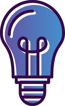 Light Vector Icon Design